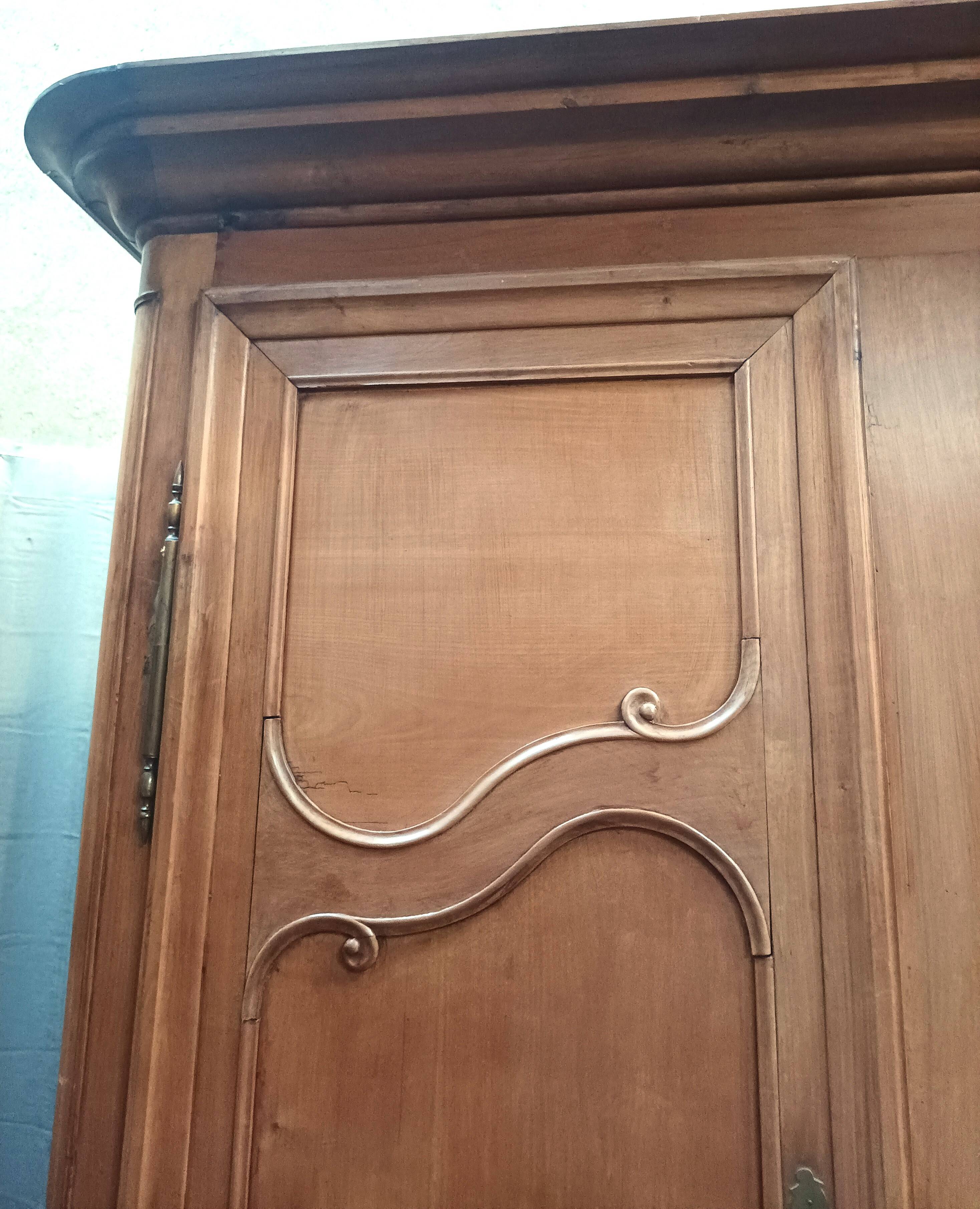 Louis XV wardrobe in light oak