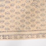 6x8 Vintage Cream & Black Oriental Persian Rug, 176x259Cm