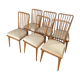 Set of 6 Charles Ramos dining chairs