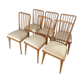 Set of 6 Charles Ramos dining chairs