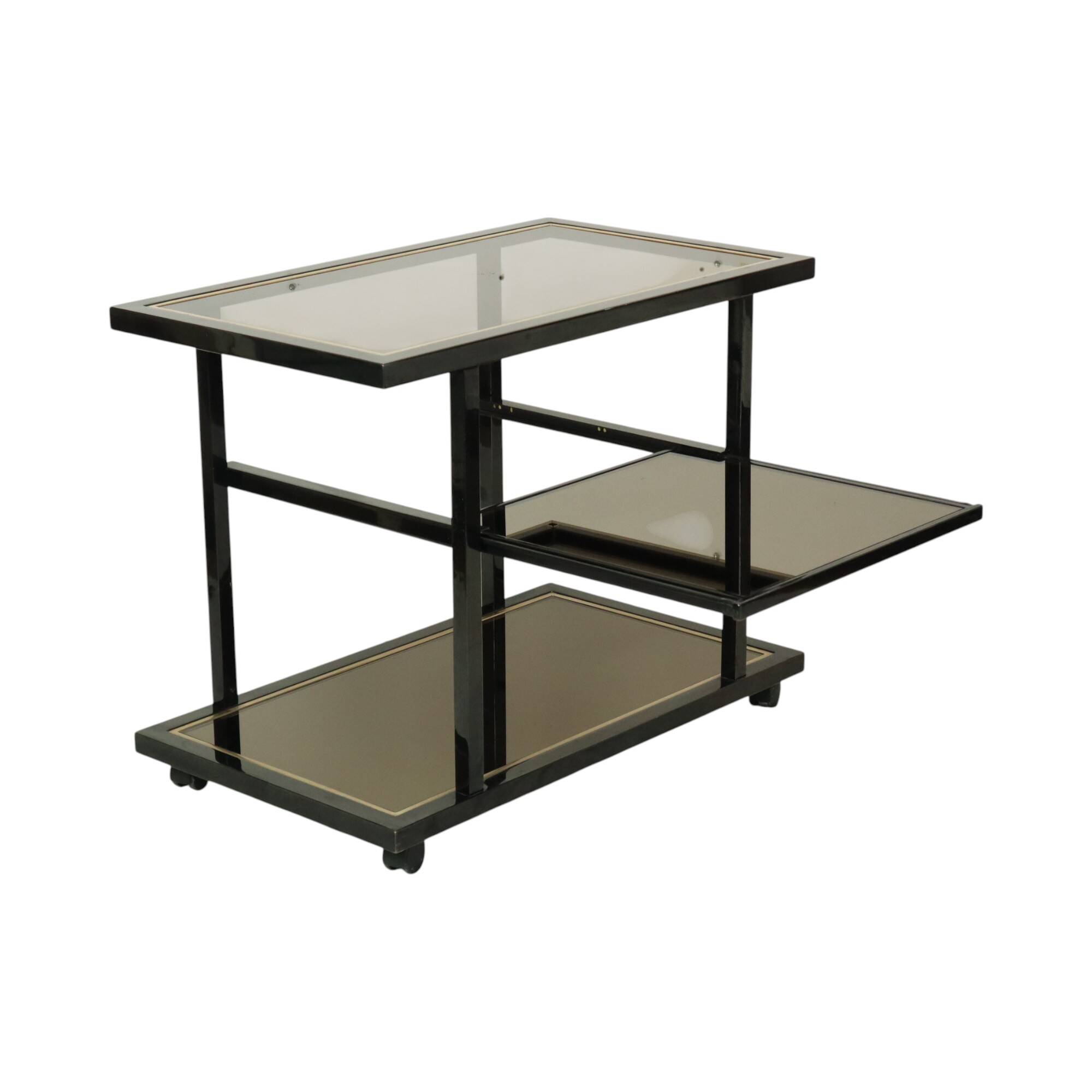 Belgo Chrom by Roger Van Hevel Design Bar Trolley 23kt Gold