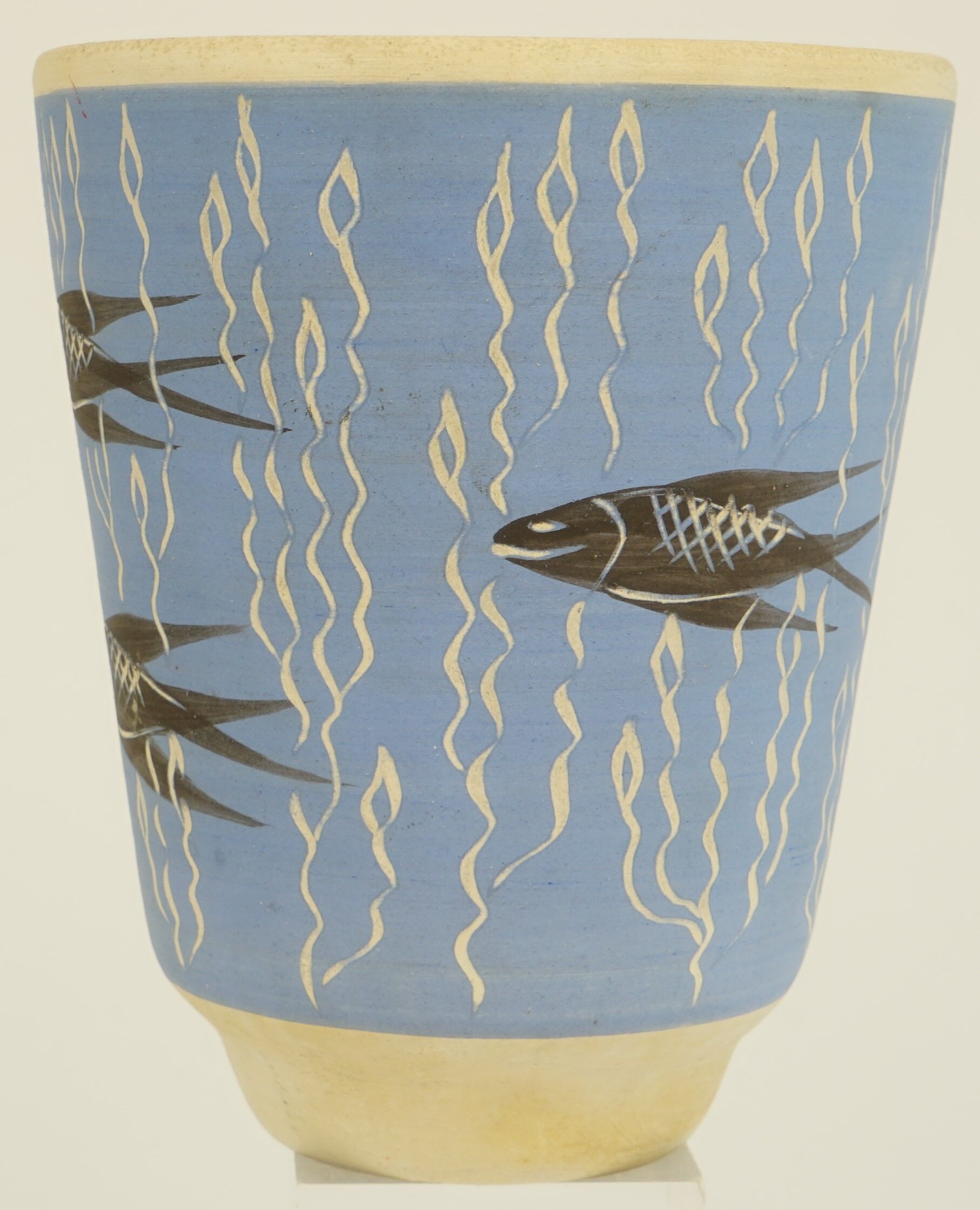 Vase céramique Bernard Moss Mevagissey pottery, Angleterre