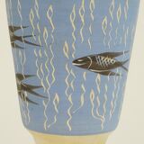 Ceramic vase Bernard Moss Mevagissey pottery england