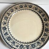 Assiette terre de fer U&cie Sarreguemines