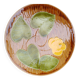Rare large Majolica plate Nénuphar – Sarreguemines Vintage