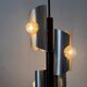 Metal ceiling light with 4 heads, 1960s, Germany