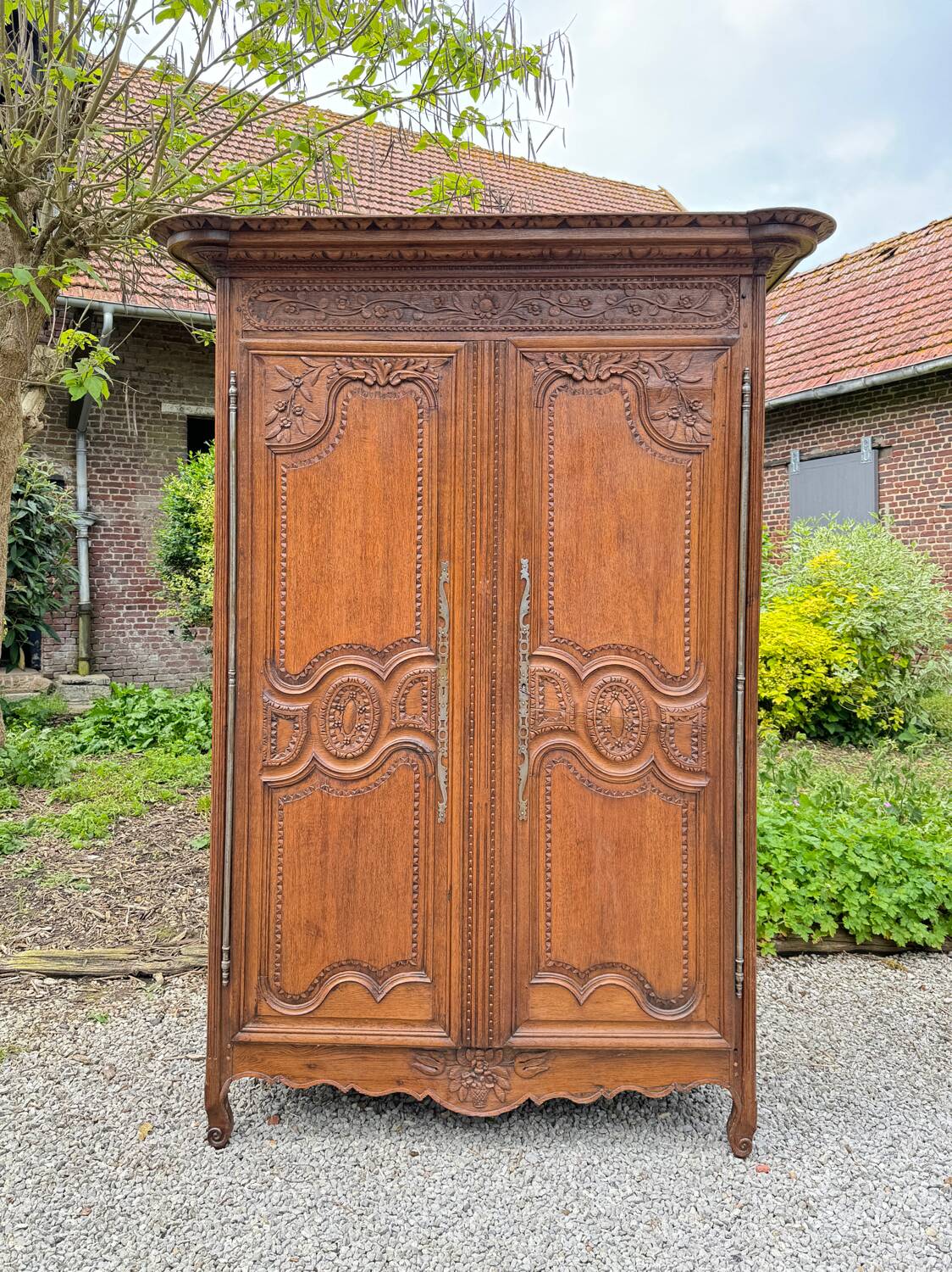 Norman Oak Wardrobe XVIII Eme Century