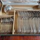 Alfénide, Christofle - 36-piece cutlery set model Pompadour silver-plated metal
