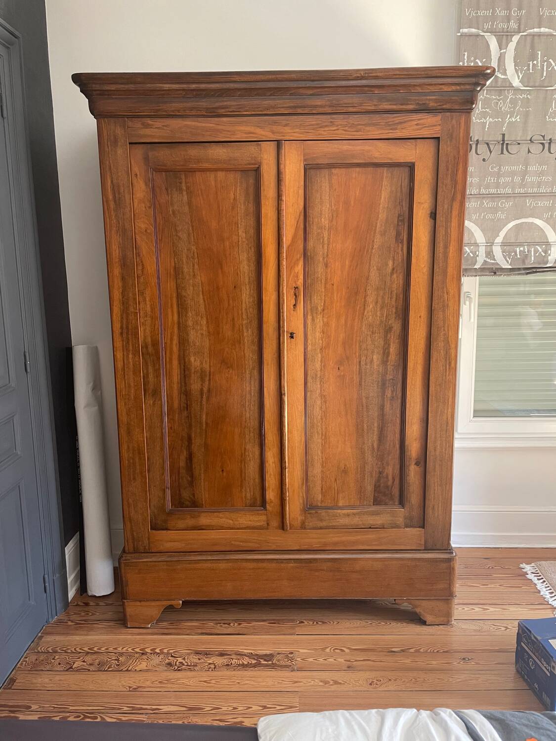 Louis Philippe walnut wardrobe