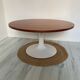 JER modular table – Cast iron tulip base – Chenesseau Orléa Foundry
