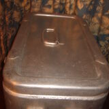 Ancienne caisse tournus en inox