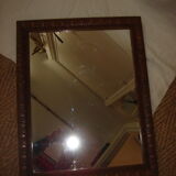 Mirror frame wood art nouveau