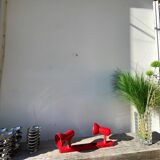 Applique 2 spots orientables en métal rouge