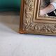 Large gilt mirror with pediment – Napoleon III period – 136 cm