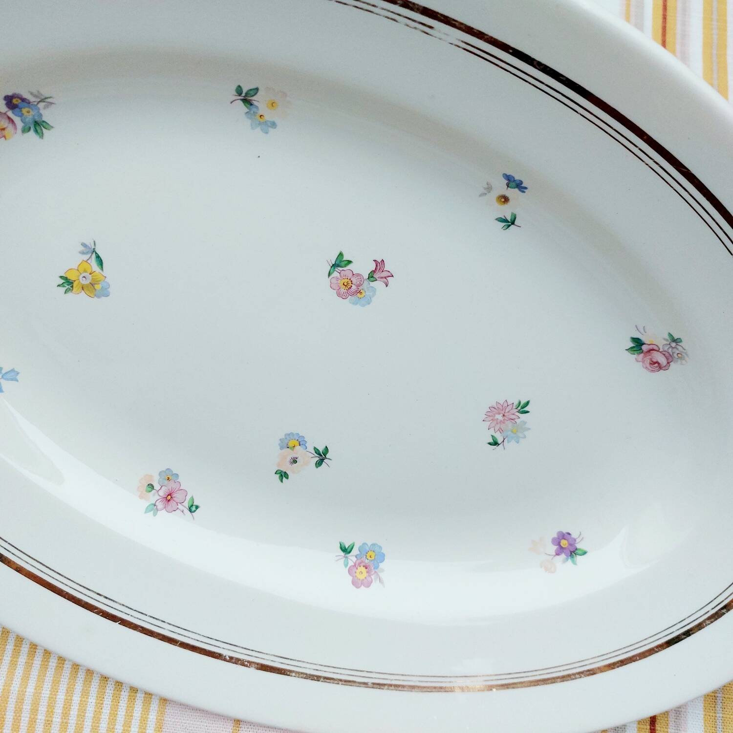 Oval serving platter Moulin des Loups Languedoc