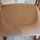 3 chairs Baumann Sled 1960 original fabric