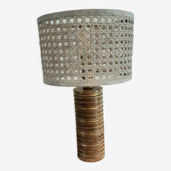 Lampe en bois