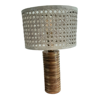 Lampe en bois