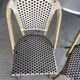 Vintage round table and 2 bistro chairs