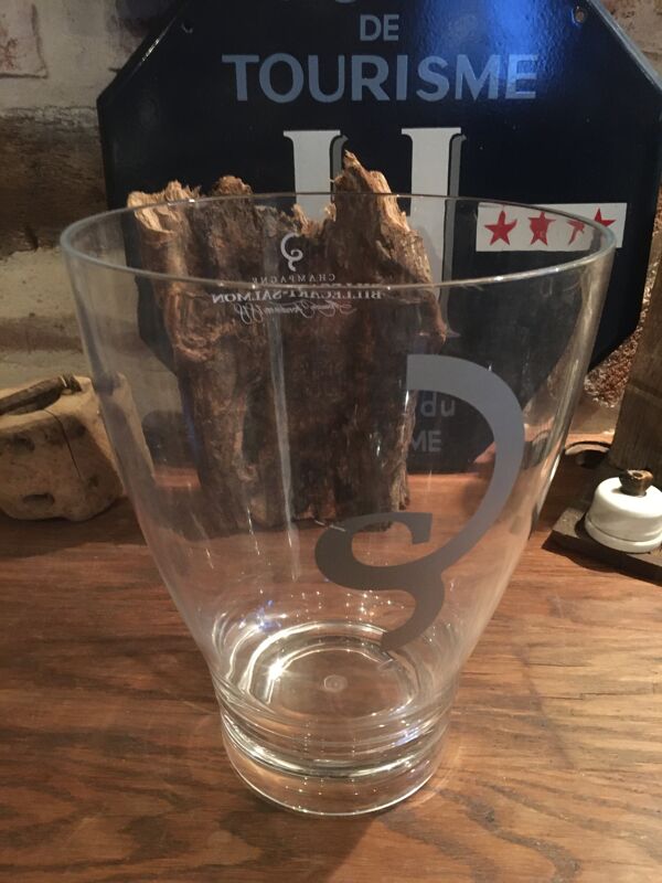 Seau à champagne en plexiglas ''Billecart-Salmon