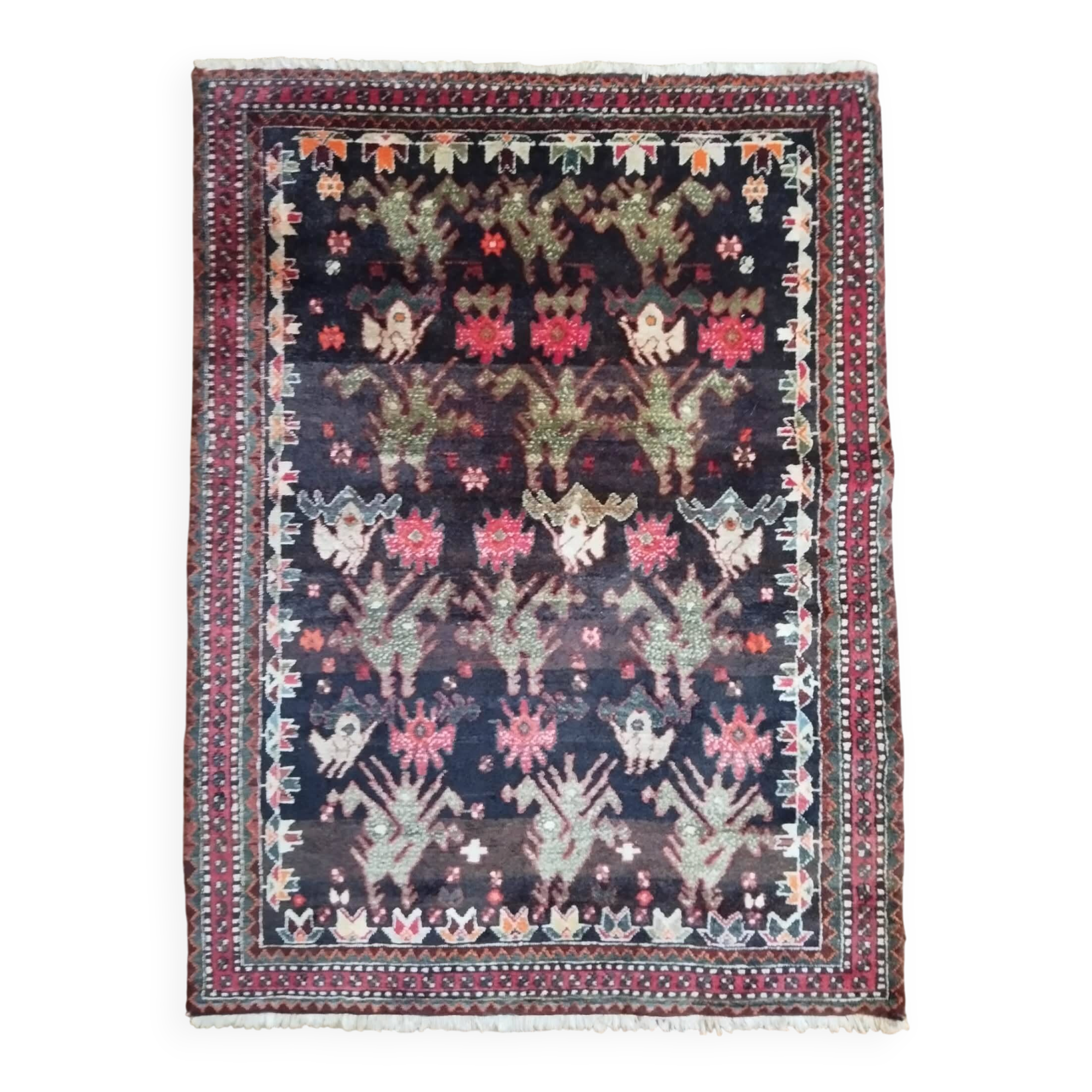 Handmade Persian Chahsavan rug 158x117cm
