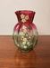 Antique Legras Rubina vase – Floral enamelled glass – Art Nouveau