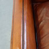 Fauteuil en cuir de mouton