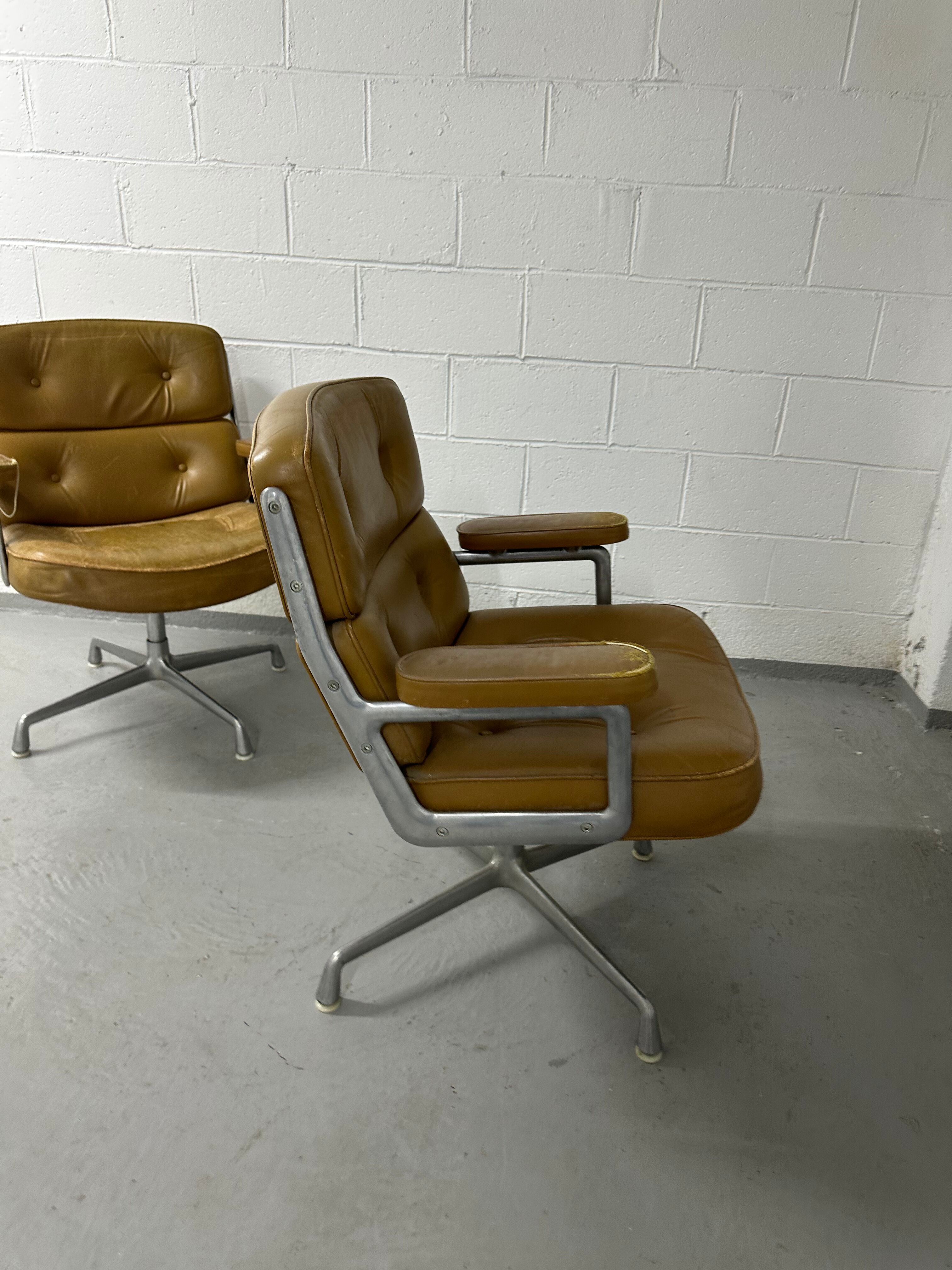 Lobby  Chair Charles & Ray Eames Édition édition Herman Miller Vintage