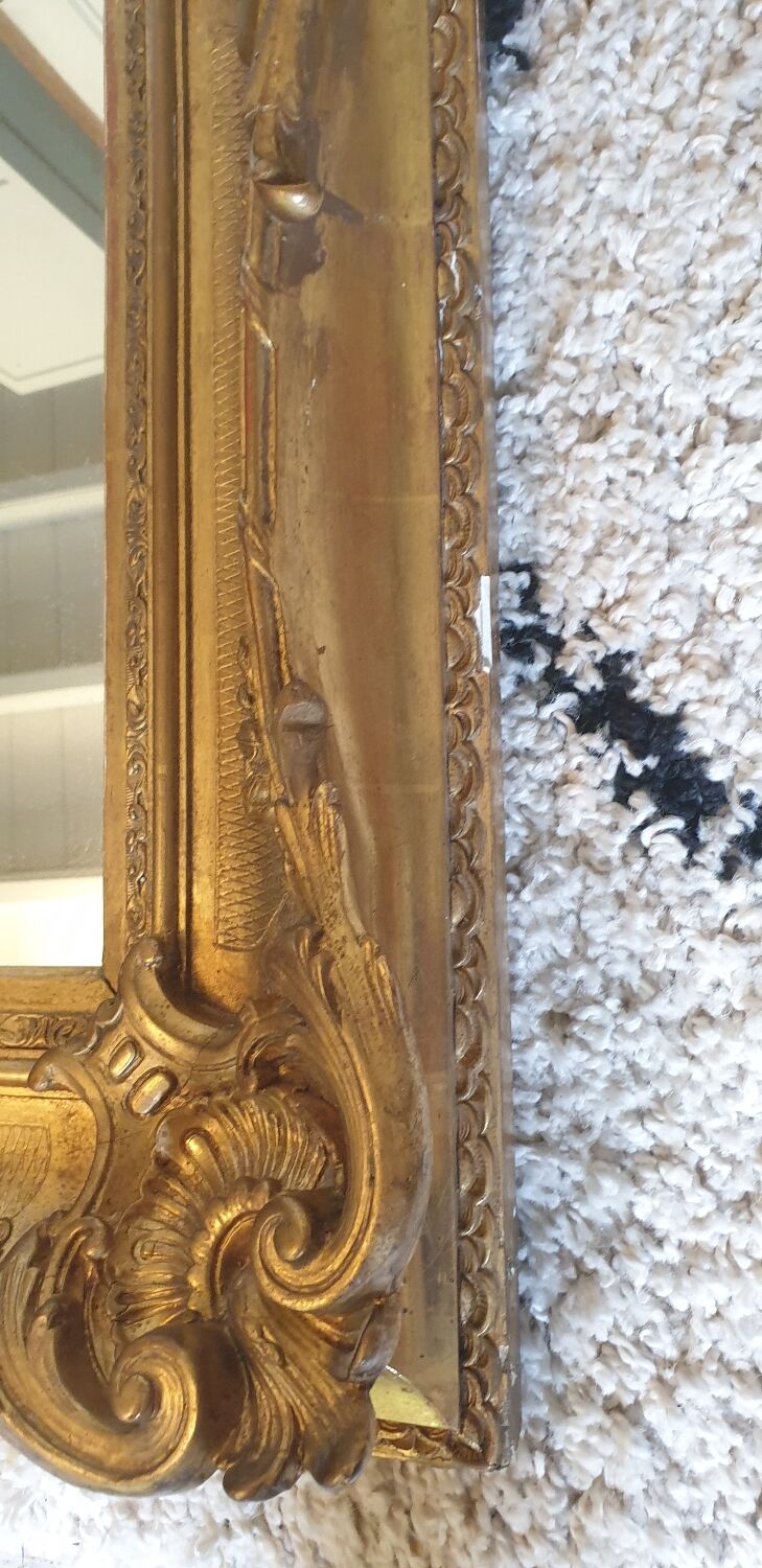 Golden mirror 116 x 97