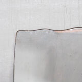 Xl mid-century brass italian mirror