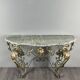 Wall console in wrought iron, 20th century