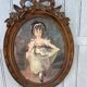 Old painting of a young girl