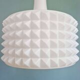 Large white opaline pendant light, Ivan Jakes design, 1960s
