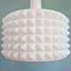 Large white opaline pendant light, Ivan Jakes design, 1960s