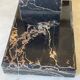Pair of Portoro marble bookends