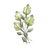 Sconce in painted sheet murano glass vegetal high 105 cm