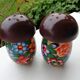 Mushroom salt and pepper shakers