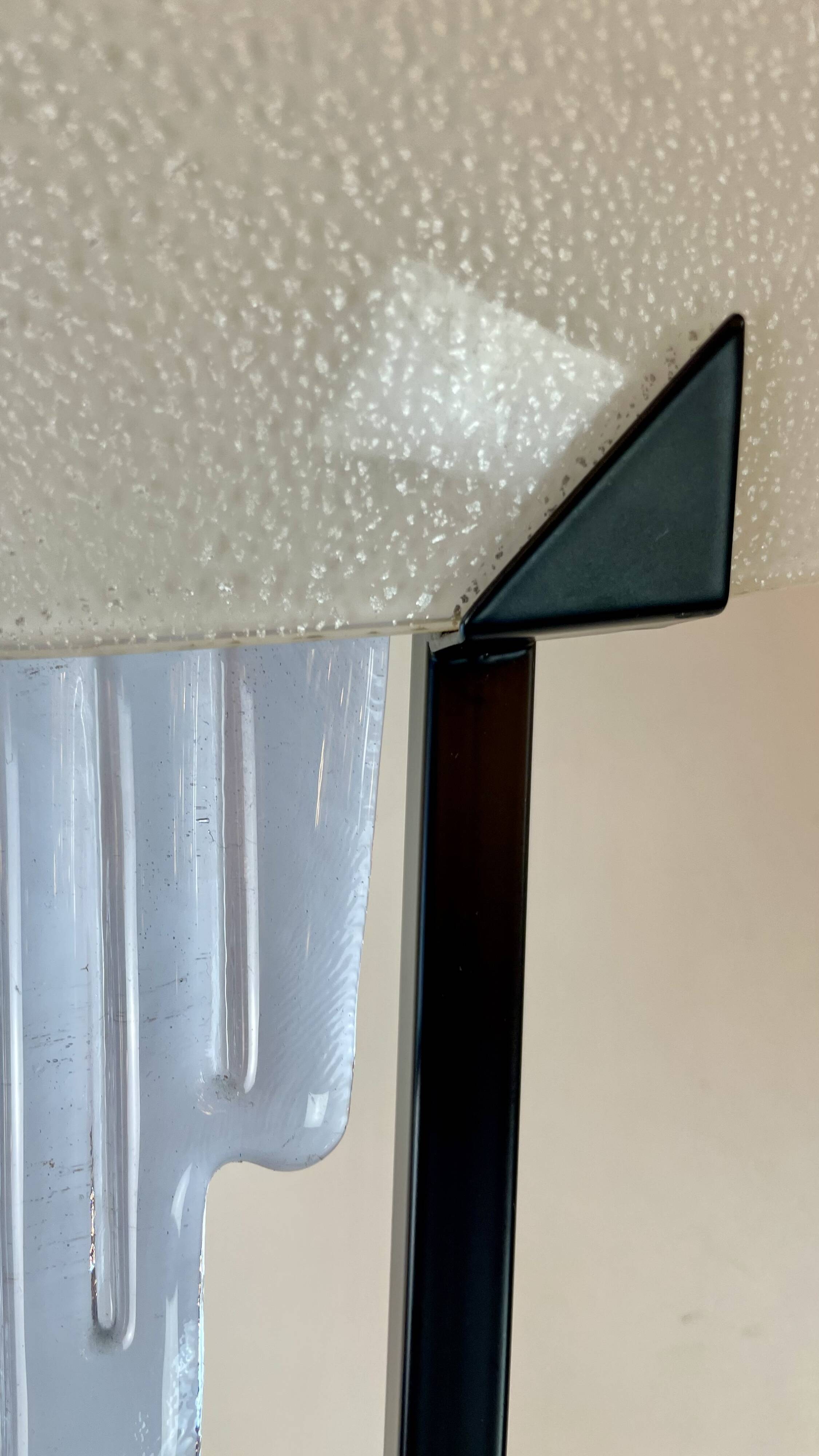 Murano Post-Modern Floor Lamp att. To Mazzega, Italy, 1980s