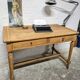Bureau en chêne 2 tiroirs