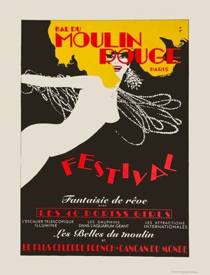 Affiche moulin Rouge
