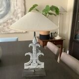 Lampe ancienne avec son abat jour