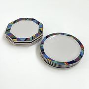 Set of 8 Scenario Metropol plates by Barbara Brenner for Rosenthal, 90