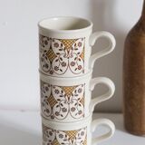 Set of 3 Biltons 70s mugs