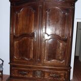Louis XIV period walnut wardrobe