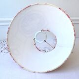 Red toile de Jouy lampshade