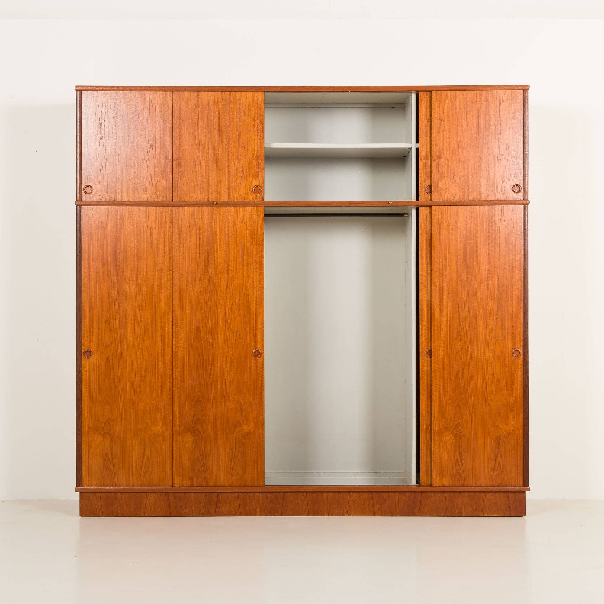 Melvin Mikkelsen extra large wardrobe in teak, Denmark 1960s