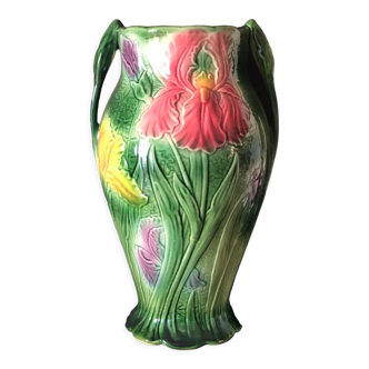 Old vase in Barbotine Saint Clément