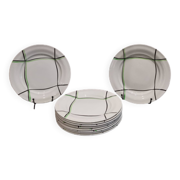 10 Céranord St Amand flat plates “Bayonne” model