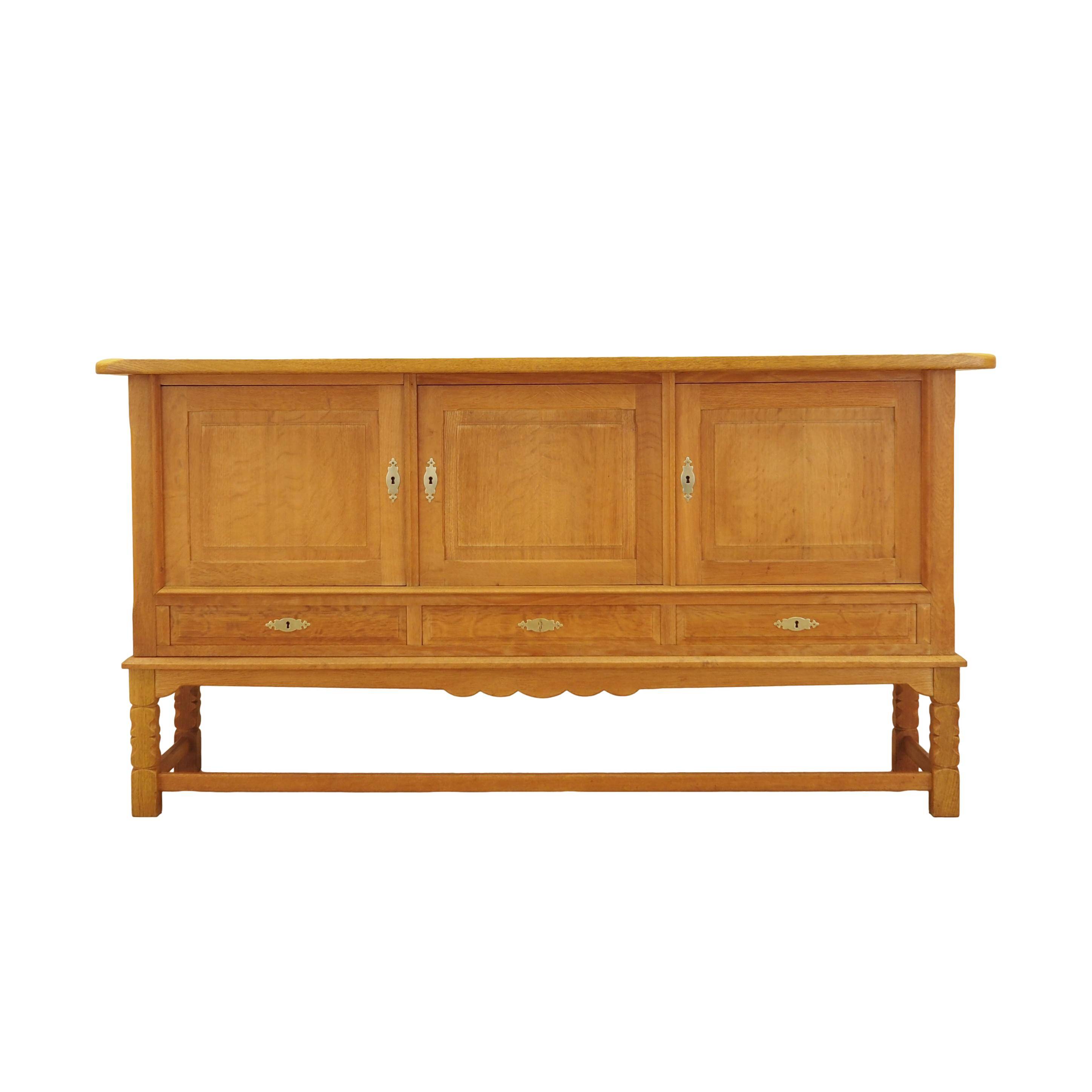 Oak sideboard Henning Kjærnulf, Denmark, 1960s
