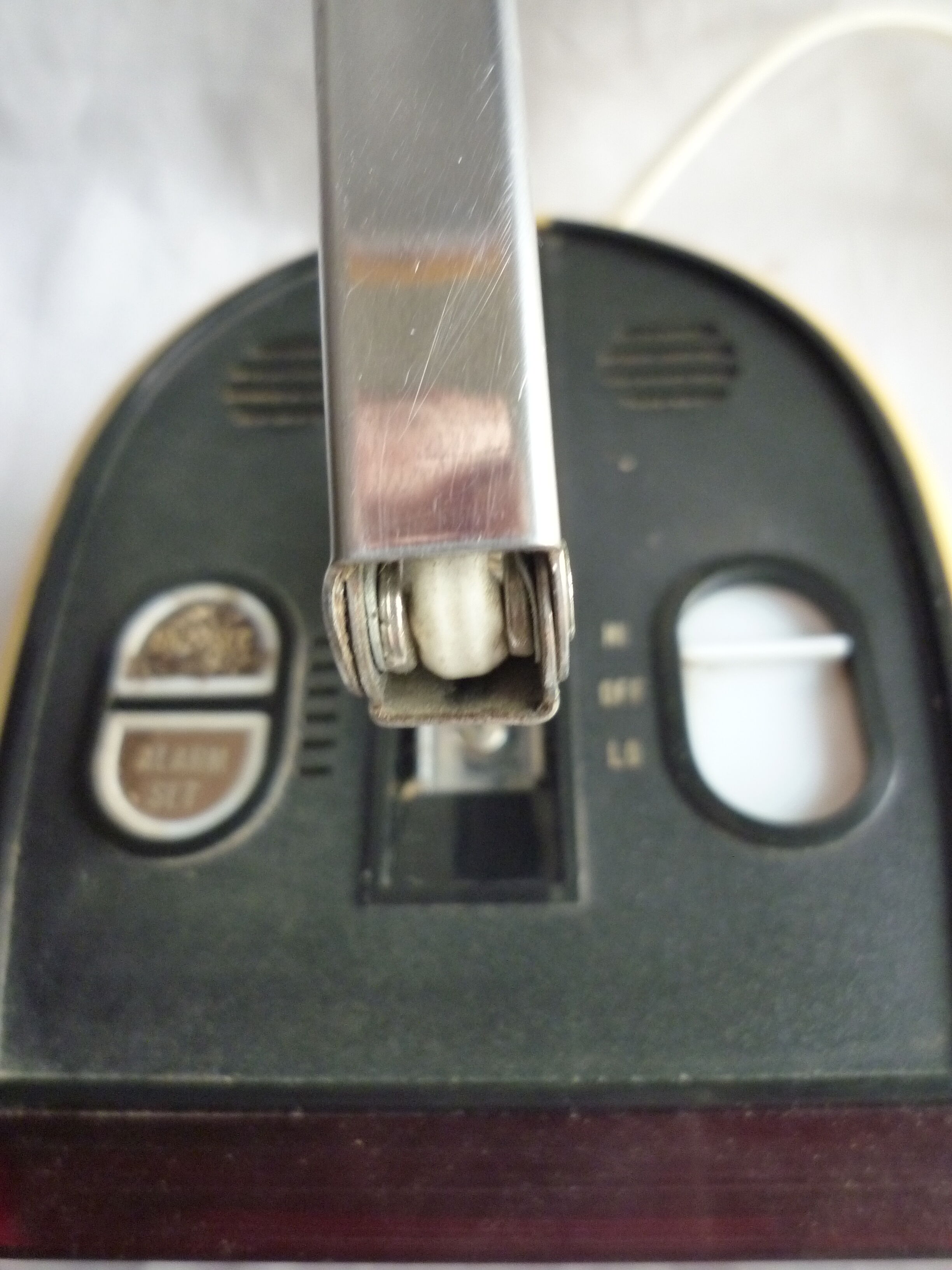 Articulated bedside alarm alarm lamp "Space Age" 70s